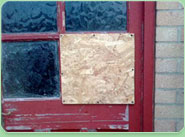 boarded up Armthorpe